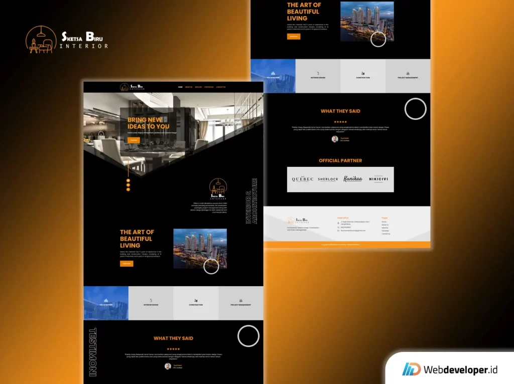 Jasa Pembuatan Website Desain Interior