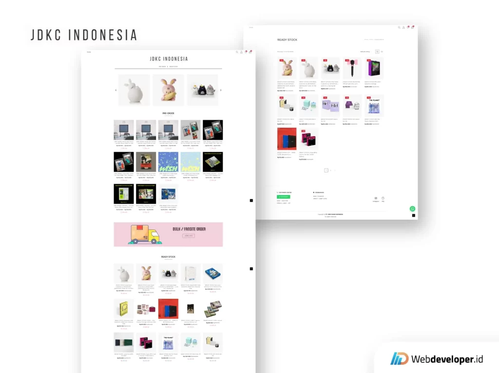 Jasa Pembuatan Website Ecommerce Souvenir Korea